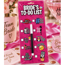 Bride's To-Do Checklist Game with Pen